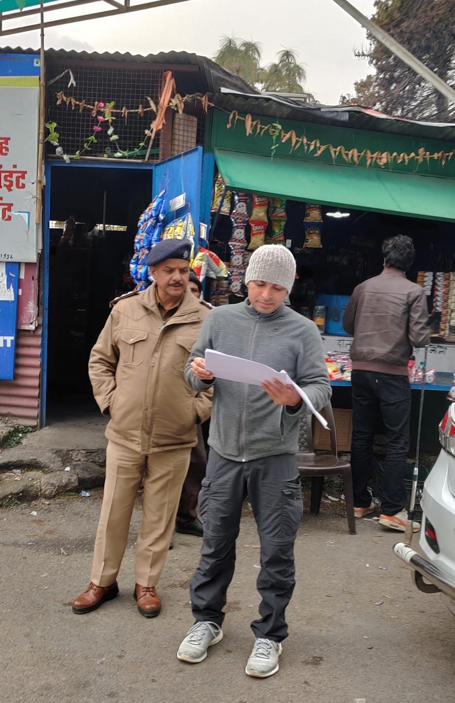 नव वर्ष के आगमन हेतु एस.एस.पी. नैनीताल ने किया स्थलीय निरीक्षण, परखी सुरक्षा एवम् यातायात व्यवस्था