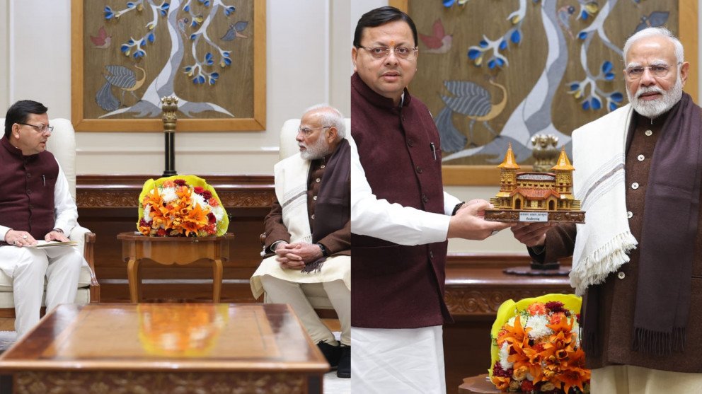 मुख्यमंत्री धामी ने प्रधानमंत्री मोदी से की मुलाकात, इन प्रस्तावों पर हुई खास चर्चा