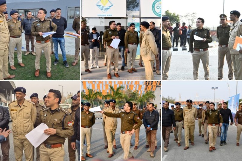 राष्ट्रीय खेलो के सकुशल आयोजन को लेकर गोलापार स्टेडियम ओर मिनी स्टेडियम हल्द्वानी का एसएसपी नैनीताल ने लिया जायजा