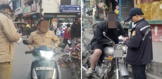 यातायात निरीक्षक एवं सीपीयू प्रभारी की संयुक्त टीम ने चलाया वाहन चेकिंग अभियान, यातायात नियमों का उल्लंघन करने पर 125 वाहन चालकों पर हुई कार्यवाही