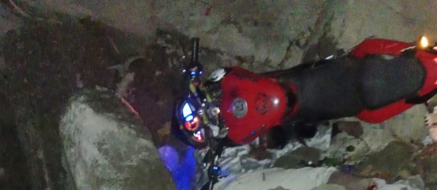 ज्योलिकोट के पास देर रात हुआ दर्दनाक हादसा, बाइक गहरी खाई में गिरी, दो लोगों की मौके पर ही मौत