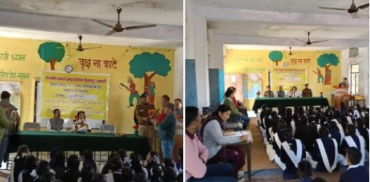 सड़क सुरक्षा माह के तहत चोरगलिया पुलिस ने दौलतपुर इंटर कॉलेज के छात्रों को किया यातायात नियमों के प्रति जागरूक