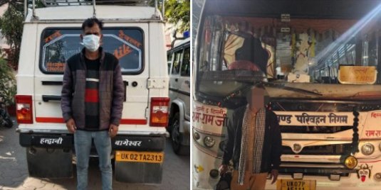 शराब के नशे में सड़कों पर वाहन दौड़ाने वाले 2 चालकों पर पुलिस ने की कार्यवाही, रोडवेज एवं बोलेरो सीज