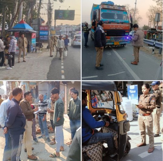चैकिंग अभियान के दौरान नियमों का उल्लंघन करने पर 10 वाहन सीज, 27 के विरुद्ध कार्यवाही