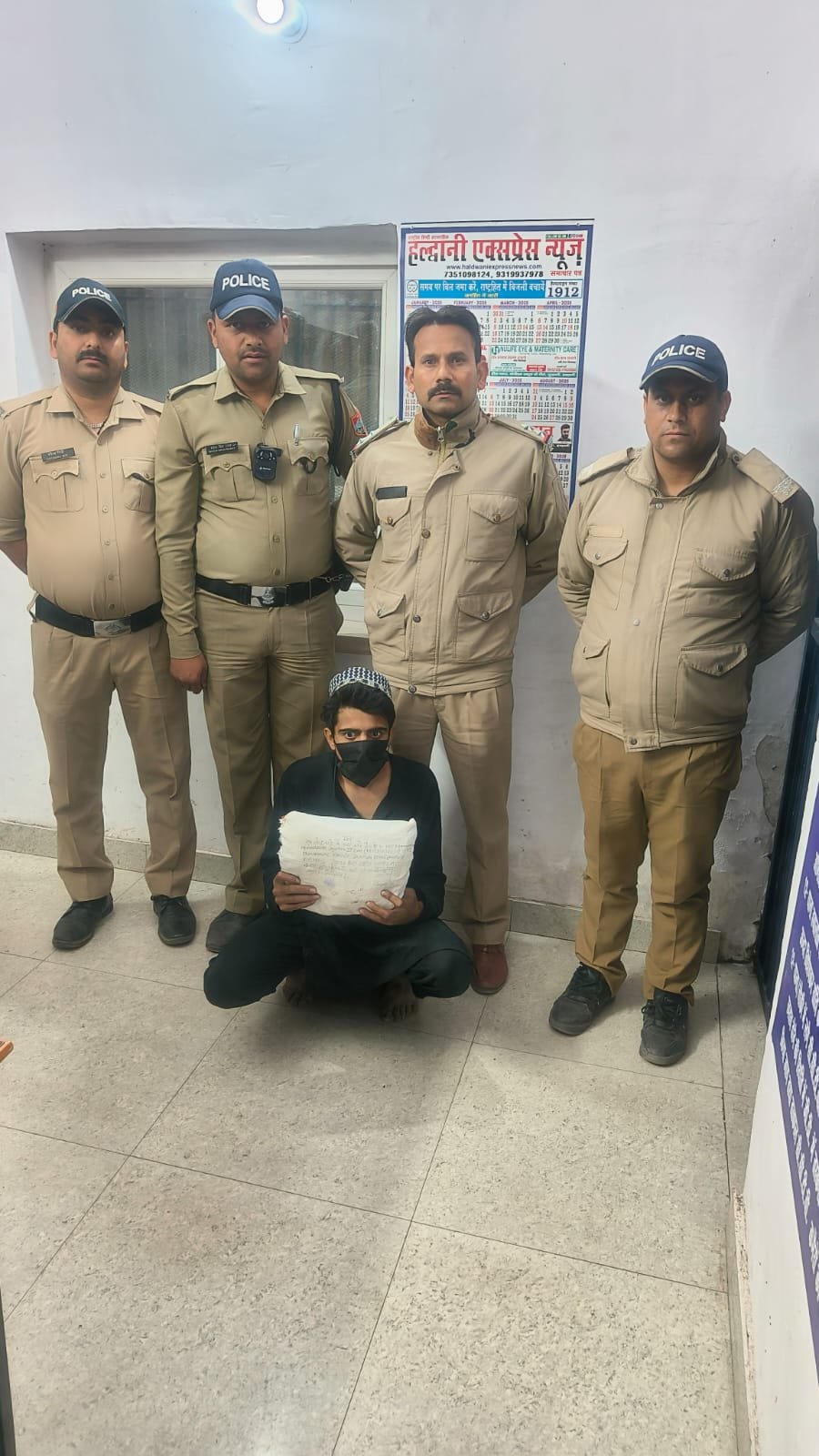 वनभूलपुरा पुलिस ने एक नशे के सौदागर को नशीले इंजेक्शन के साथ किया गिरफ्तार