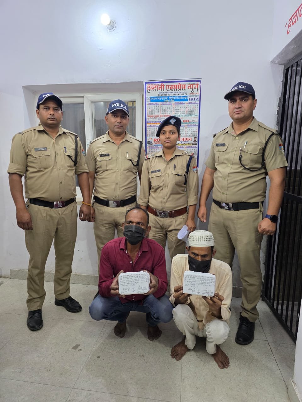 बनभूलपुरा पुलिस ने नशीले इंजेक्शन व गोलियों के साथ 2 तस्करों को किया गिरफ्तार
