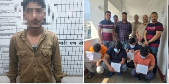 हल्द्वानी पुलिस/ एस0ओ0जी0 का सट्टे के 2 अड्डे पर छापेमारी, 05 सट्टेबाज गिरफ्तार