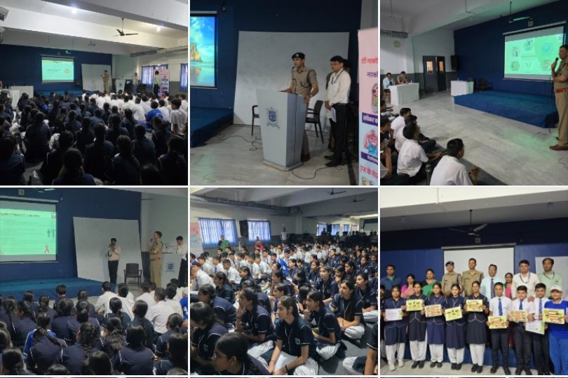 एसपी सिटी हल्द्वानी ने सेंट थेरेसा स्कूल के छात्रों को नशे के प्रति किया जागरूक