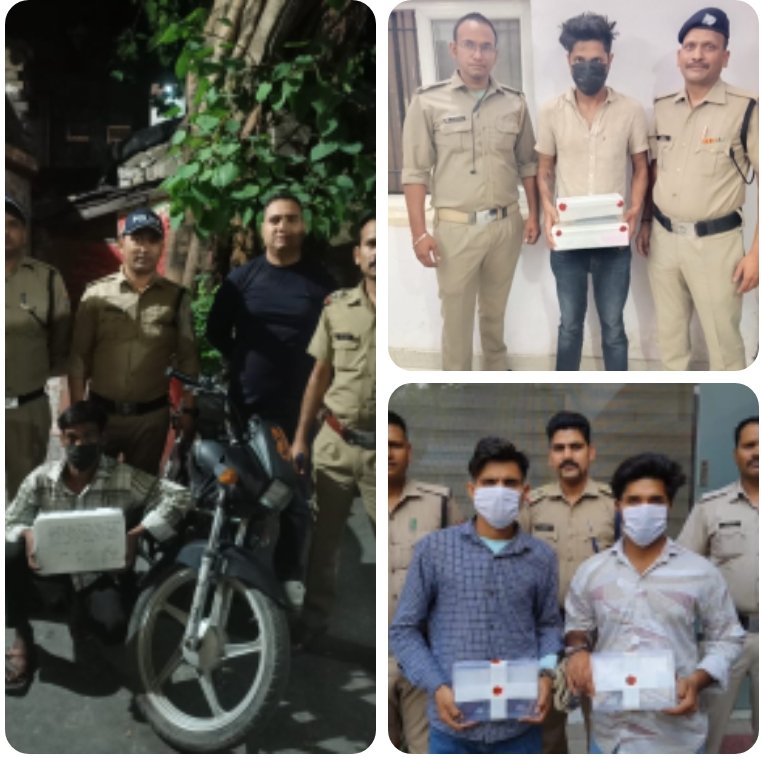 एसओजी वनभूलपुरा व रामनगर पुलिस की ताबड़तोड़ कार्यवाही, अवैध अस्लाहों के साथ 4 युवक गिरफ्तार