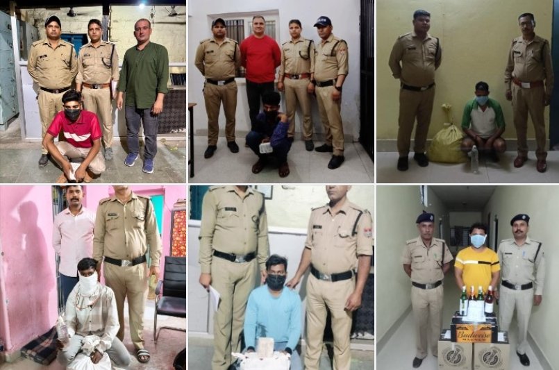 नशे व सट्टे पर नैनीताल पुलिस का प्रहार, 7 लोग गिरफ्तार