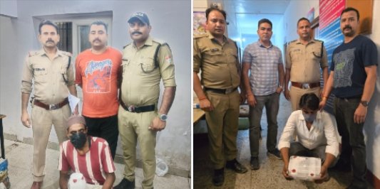 पुलिस ने 2 नशे के तस्करों को किया गिरफ्तार, भारी मात्रा में नशीले इंजेक्शन बरामद