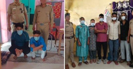 काठगोदाम व लालकुआं पुलिस की संयुक्त कार्यवाही में 7 वारंटी अभियुक्त गिरफ्तार
