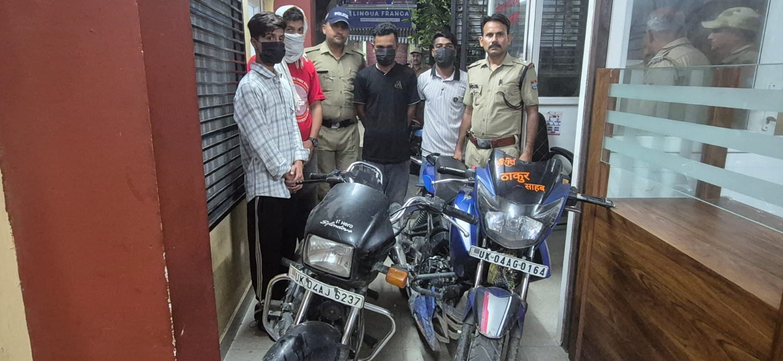 बनभूलपुरा पुलिस ने 4 हुड़दंगबाजों को लिया हिरासत, वाहन किया सीज