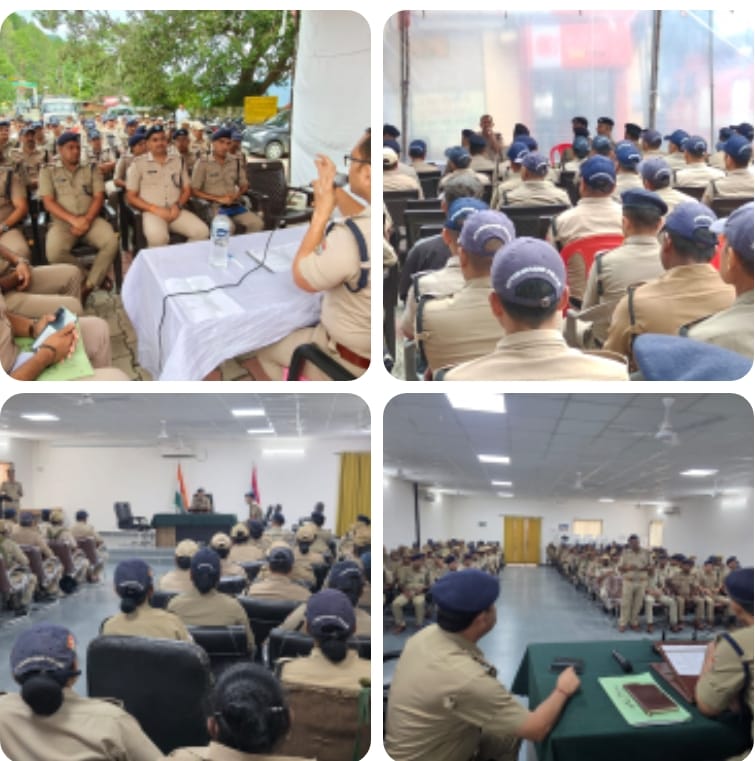 जिले के प्रत्येक ब्लॉक में होने जा रही त्रिस्तरीय पंचायत चुनाव की मतगणना ड्यूटी में लगे सुरक्षा कर्मियों को सम्बंधित ब्लॉक के प्रभारी पुलिस अधिकारियों ने किया ब्रीफ