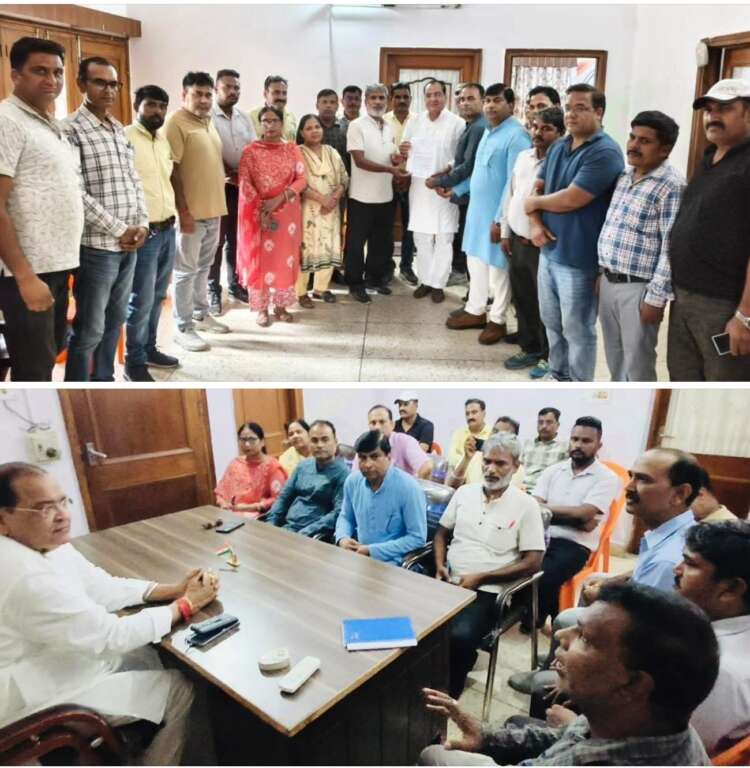 शिक्षक संघ ने नेता प्रतिपक्ष यशपाल आर्य को सौंपा ज्ञापन