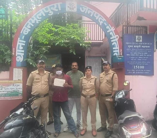 वनभूलपुरा पुलिस ने नशीले इंजेक्शन के साथ एक नशे के तस्कर को किया गिरफ्तार