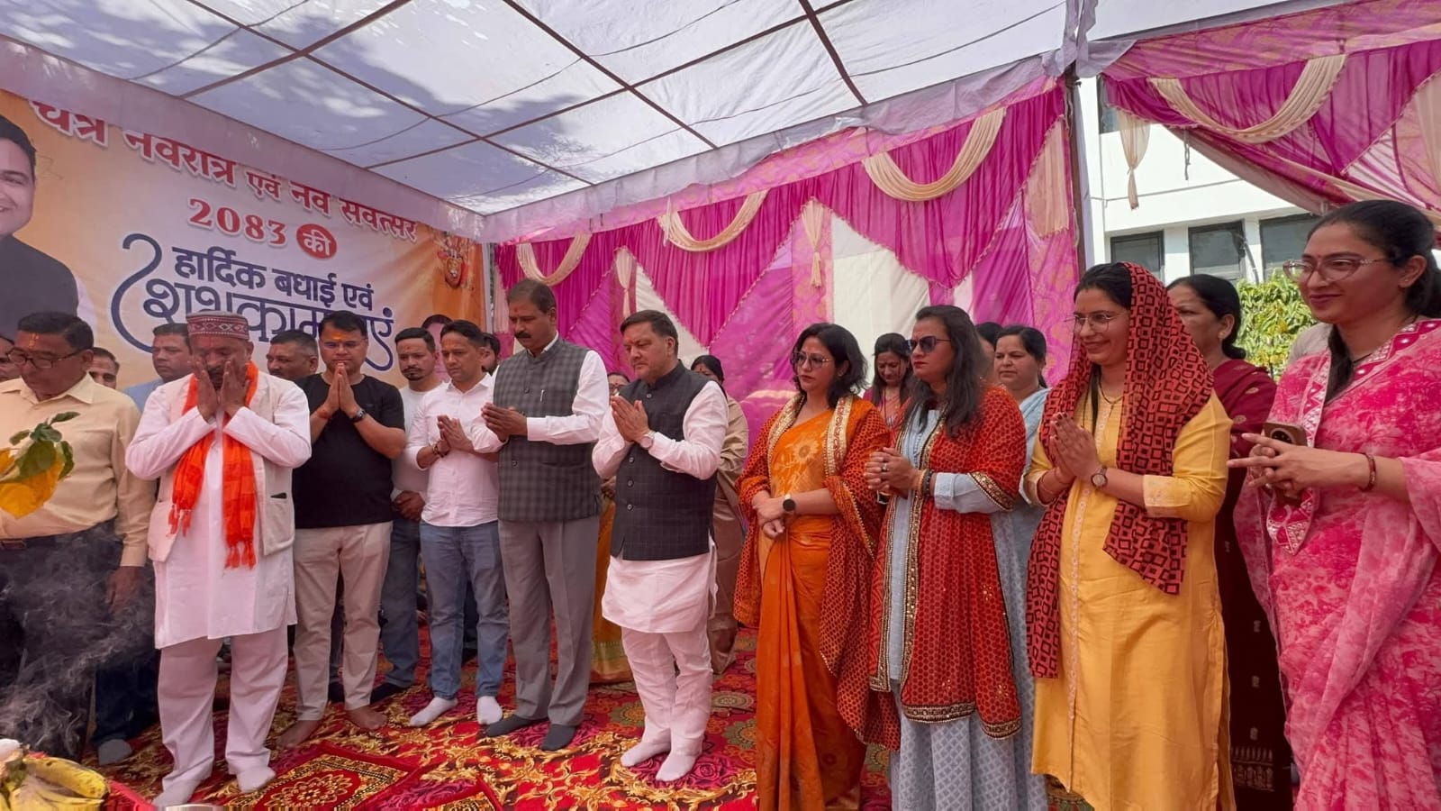 नवरात्रि पर नगर निगम हल्द्वानी-काठगोदाम में भव्य कन्या पूजन, 205 से अधिक कन्याओं का सम्मान