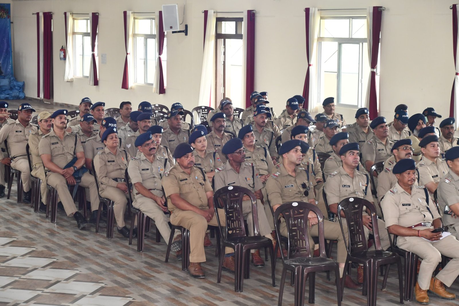 मुख्यमंत्री के कालाढूंगी दौरे को लेकर नैनीताल पुलिस  अलर्ट