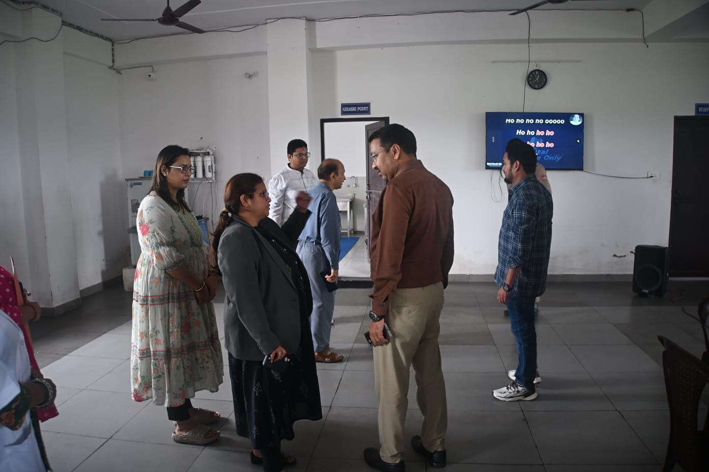 निर्मल दर्शन नशा मुक्ति केंद्र गोलापार मे संयुक्त निरीक्षण